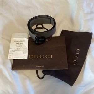 Gucci Belt - Matte Grey